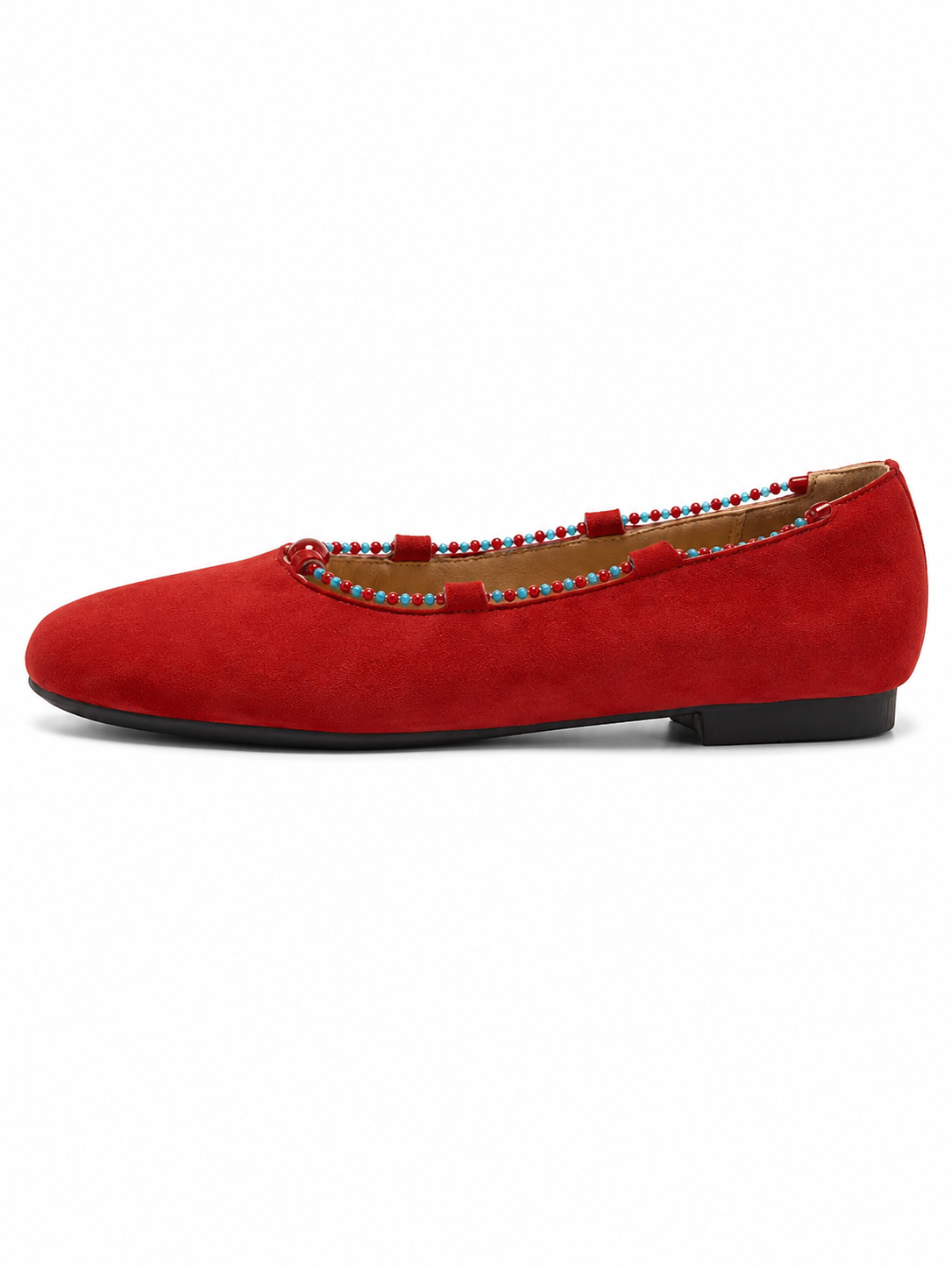 Vintage Beaded Ballet Flats