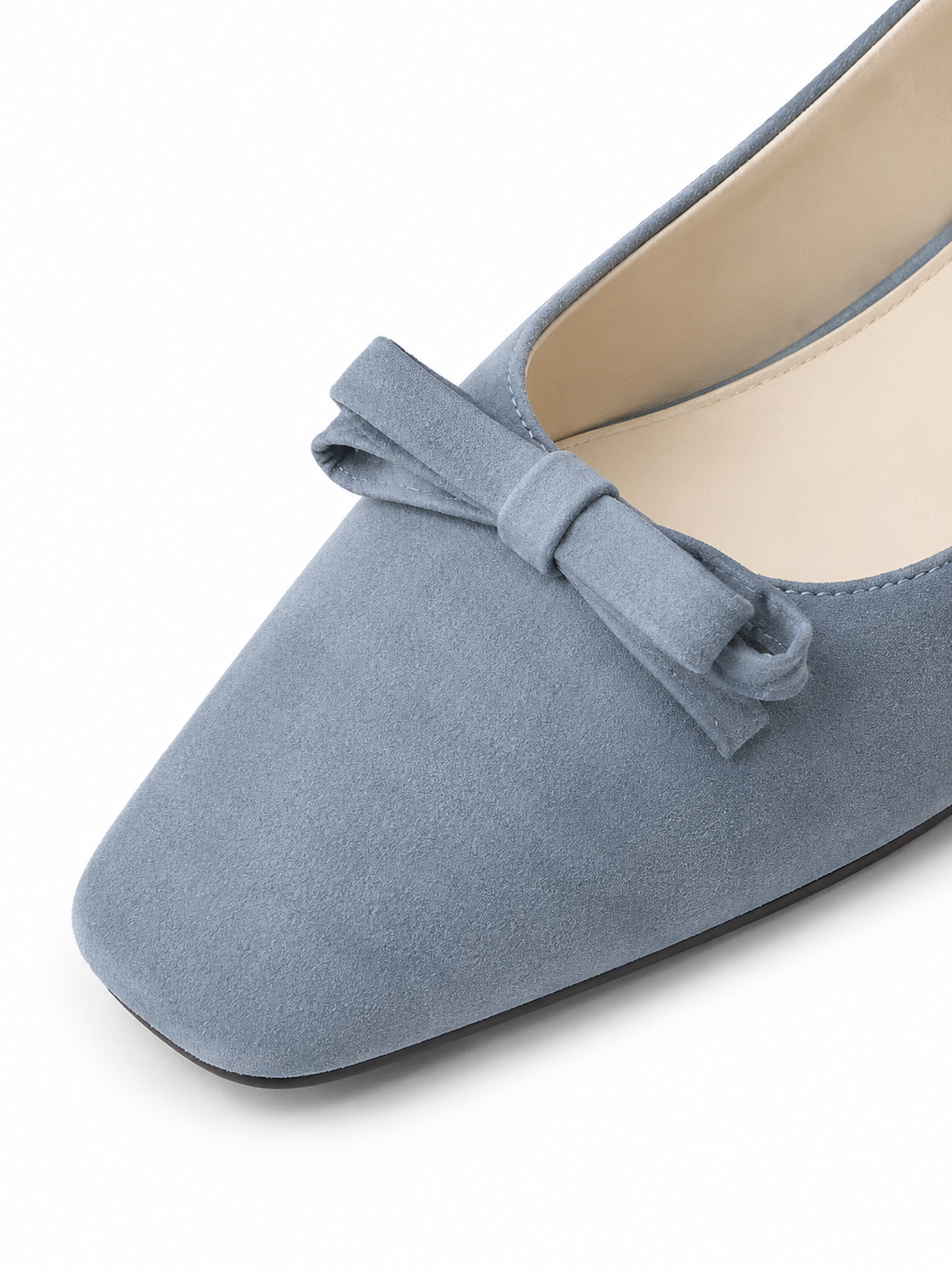 Women’s Bow Mary Jane Flats – Elegant Pointed Toe Ballet Shoes for Everyday Chic