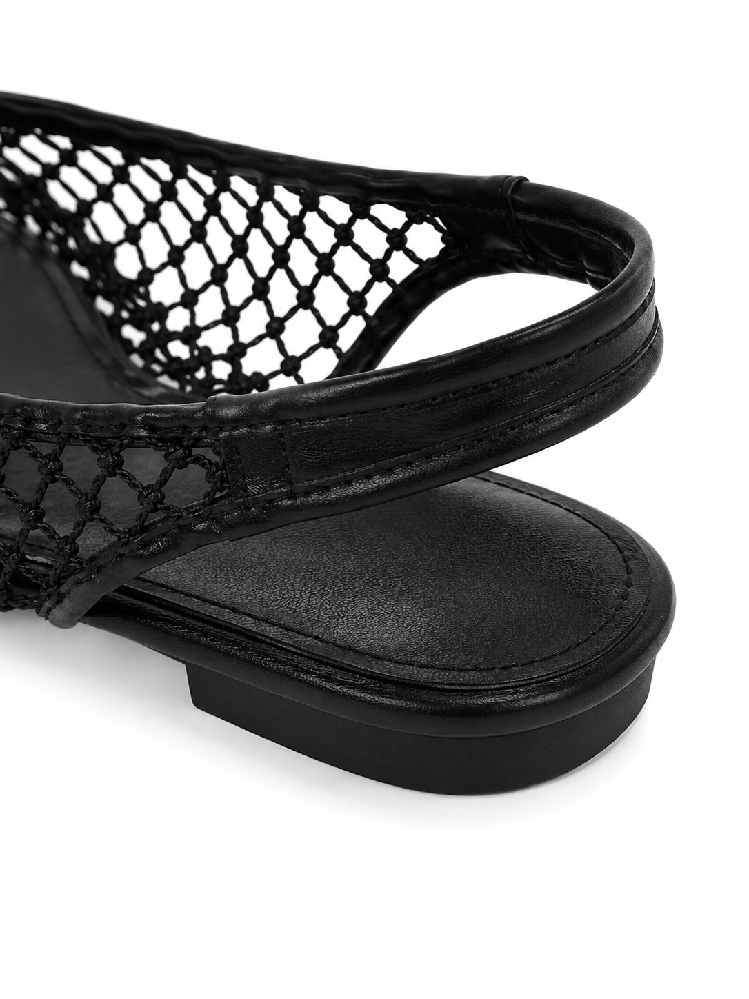 Mesh Slingback Flats