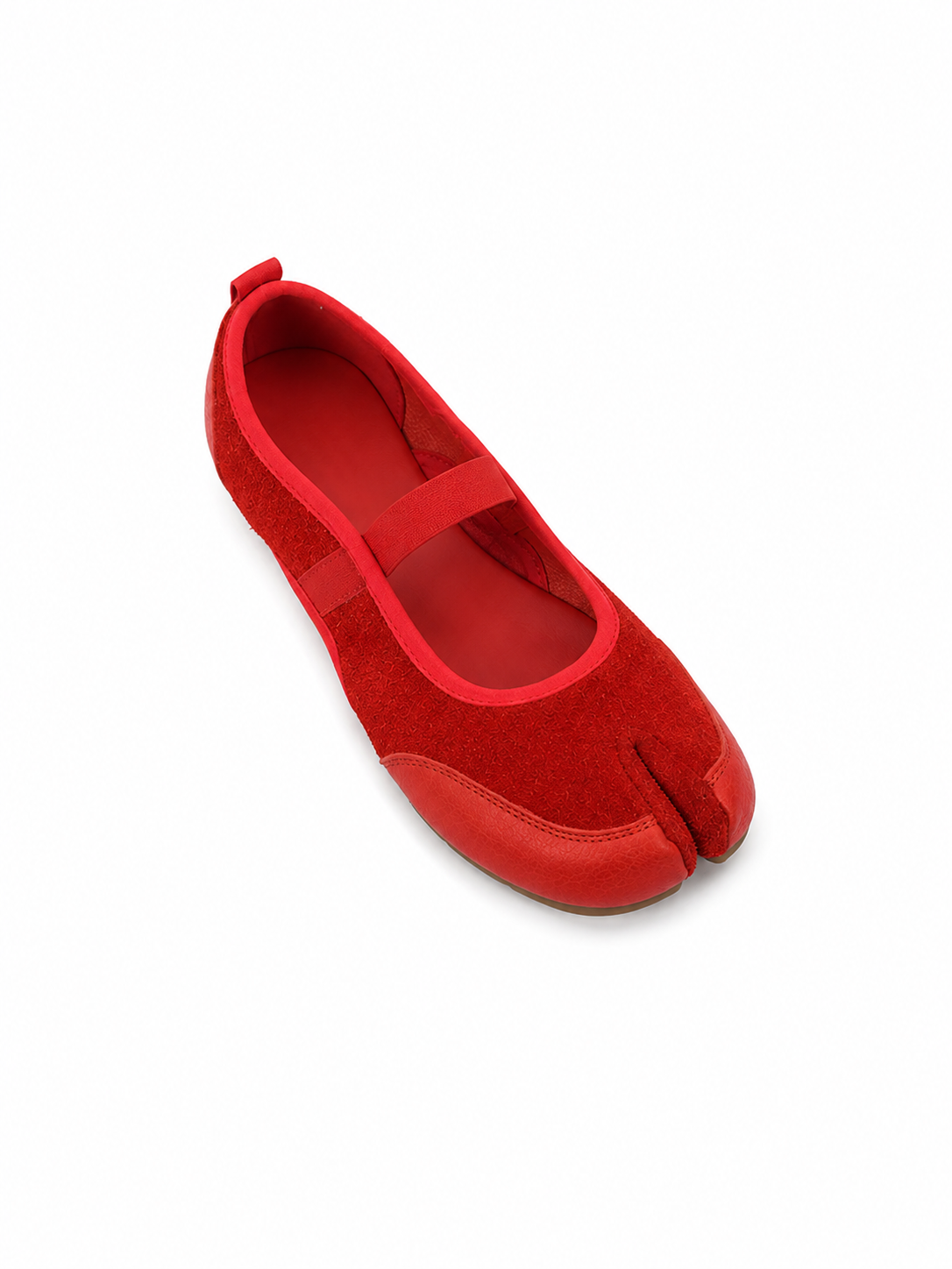 Retro Split-Toe Mary Jane Flats for Women