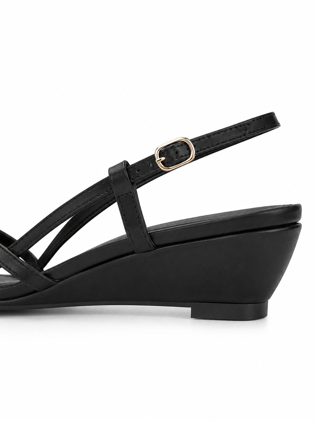 Minimalist Strappy Wedge Sandals