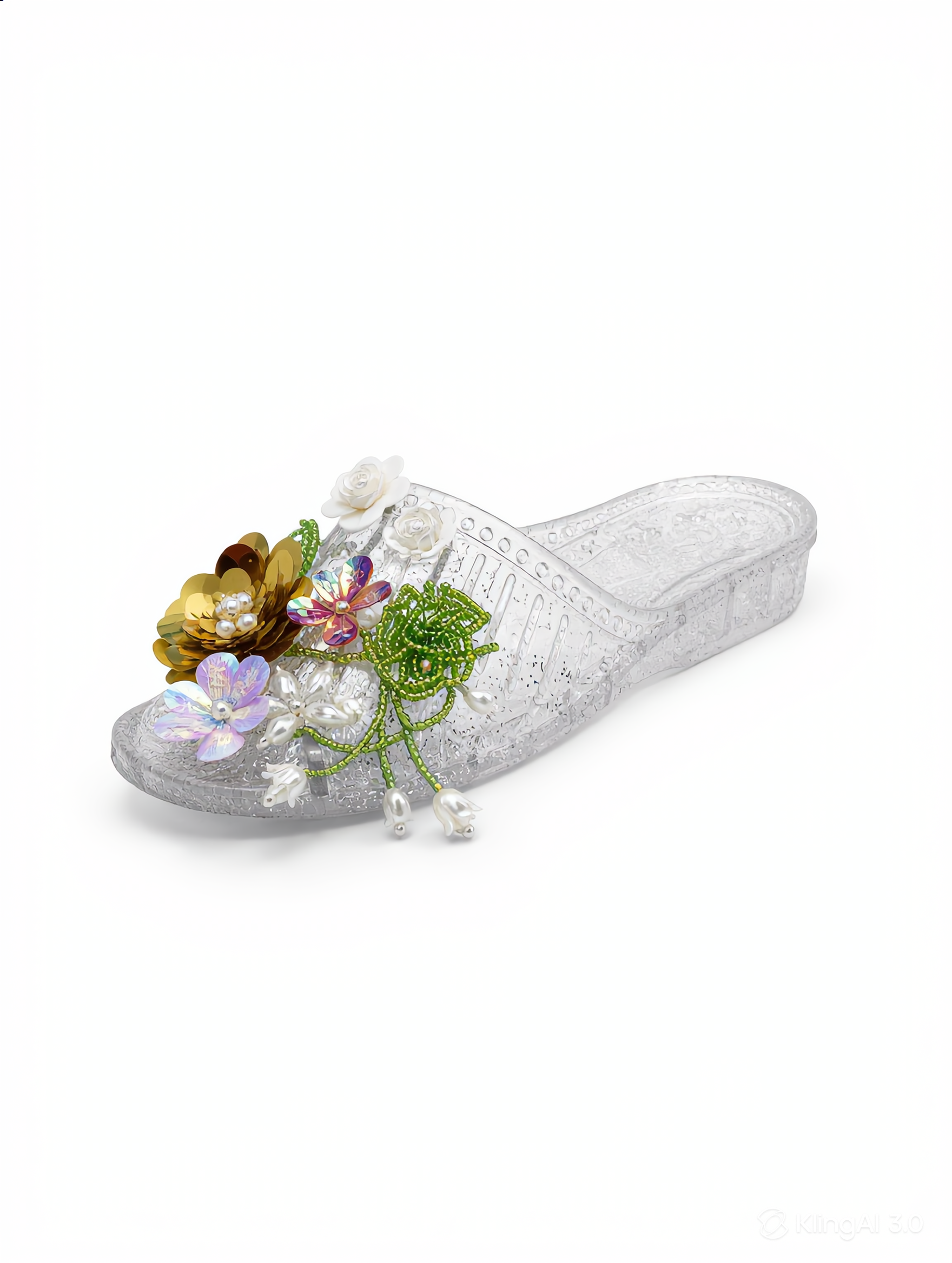 Crystal Bloom Jelly Slides