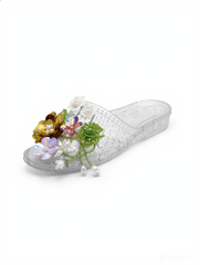 Crystal Bloom Jelly Slides