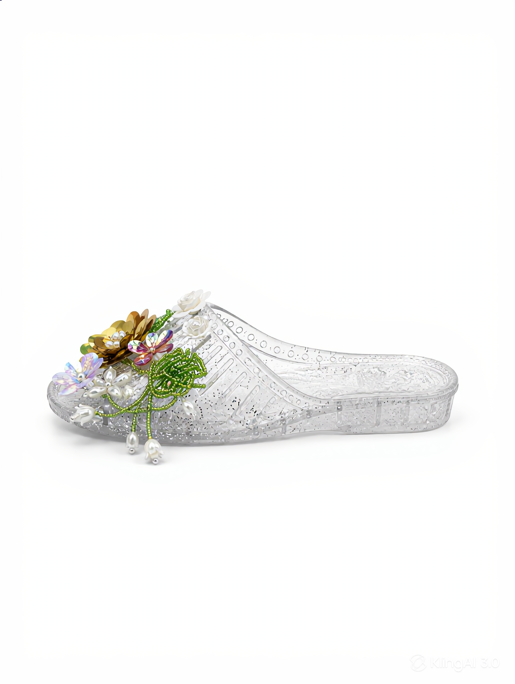 Crystal Bloom Jelly Slides
