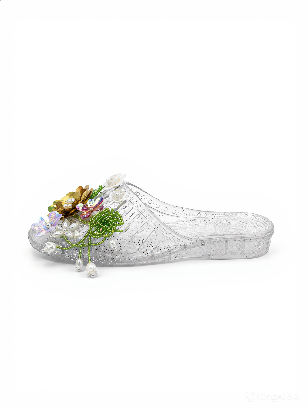 Crystal Bloom Jelly Slides