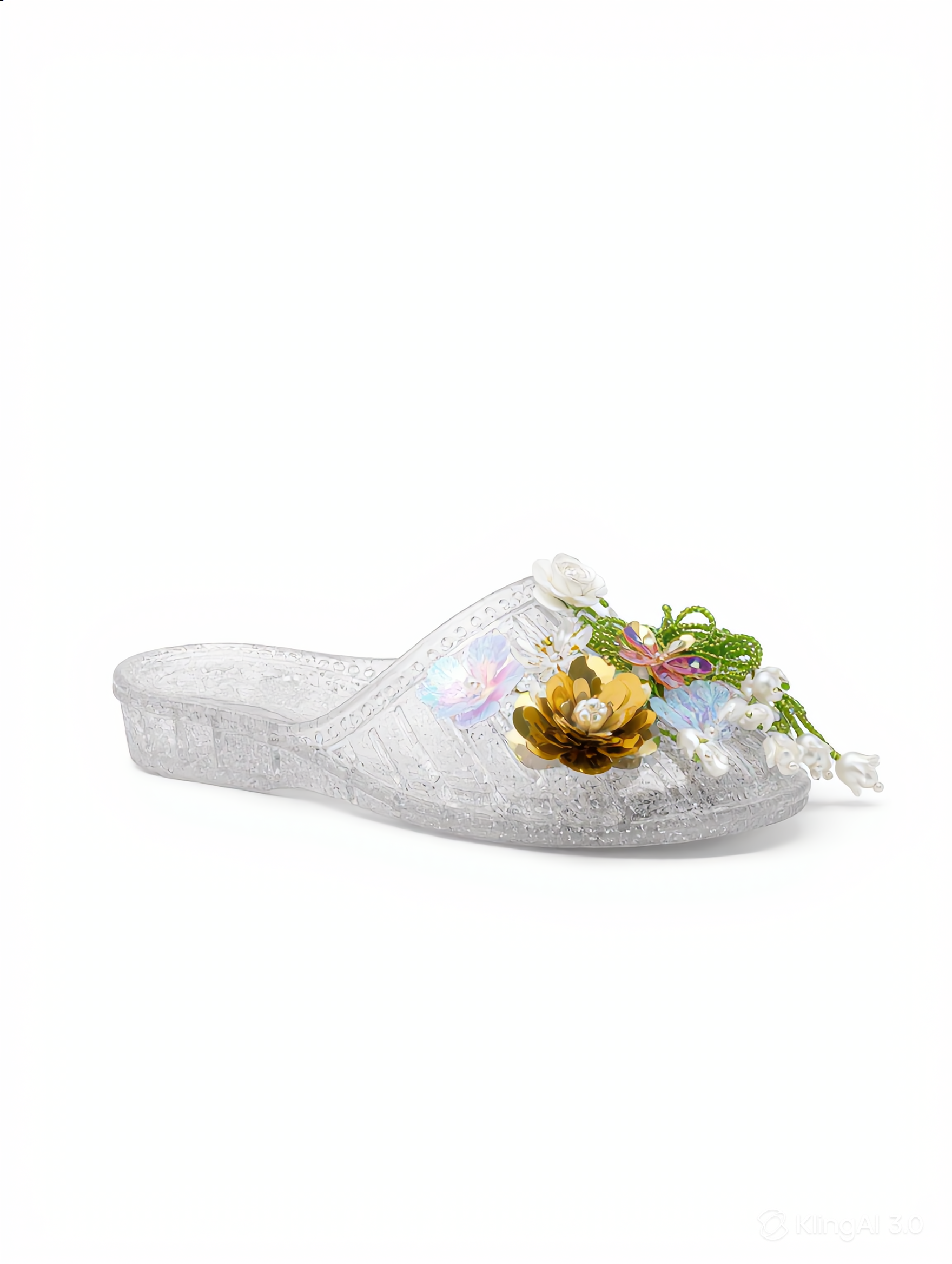 Crystal Bloom Jelly Slides