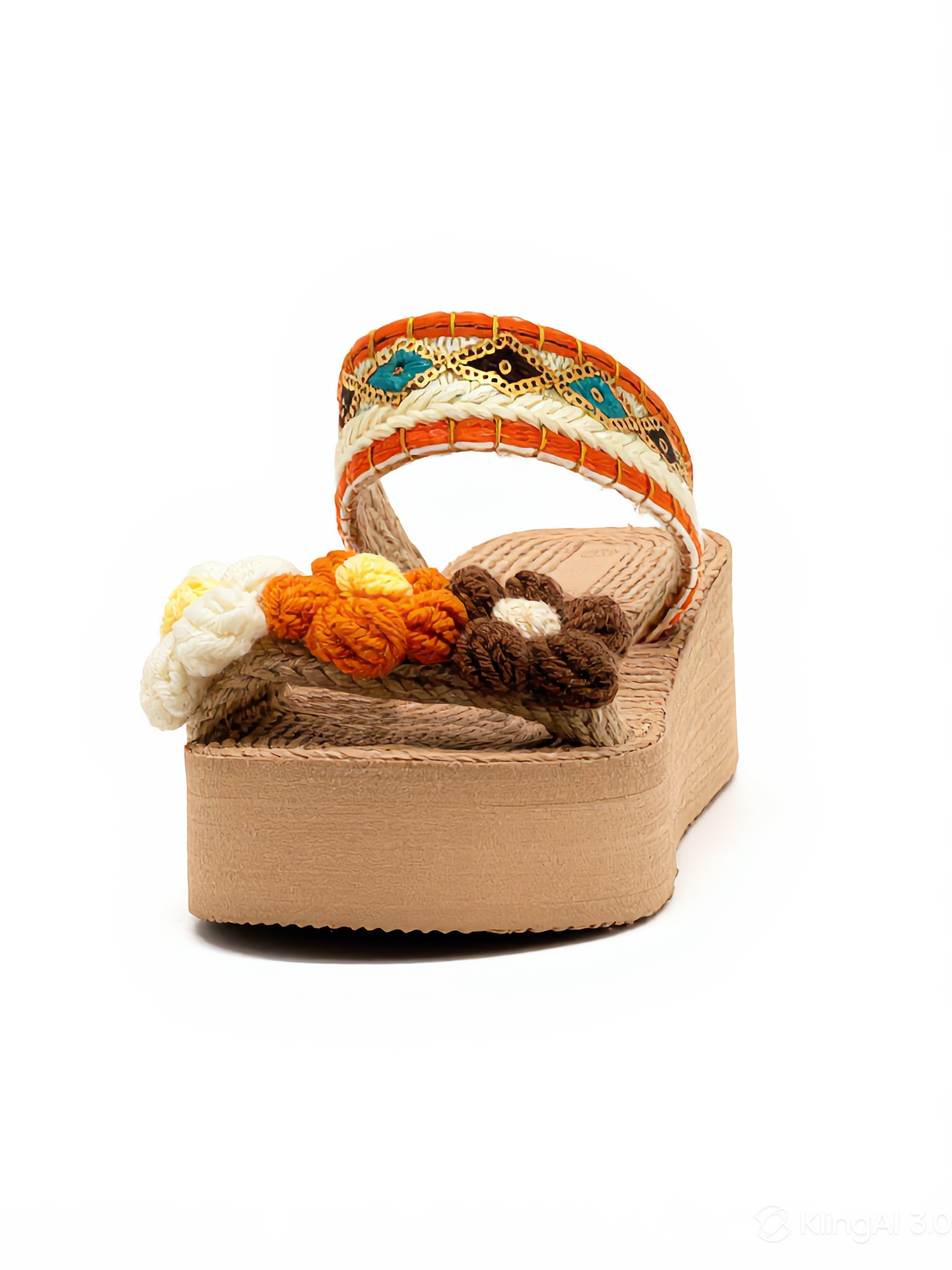 Boho Bloom Platform Sandals